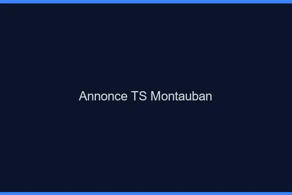 Annonce TS Montauban