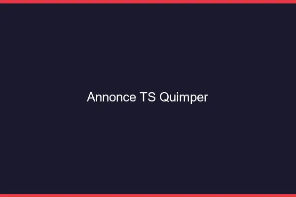 Annonce TS Quimper