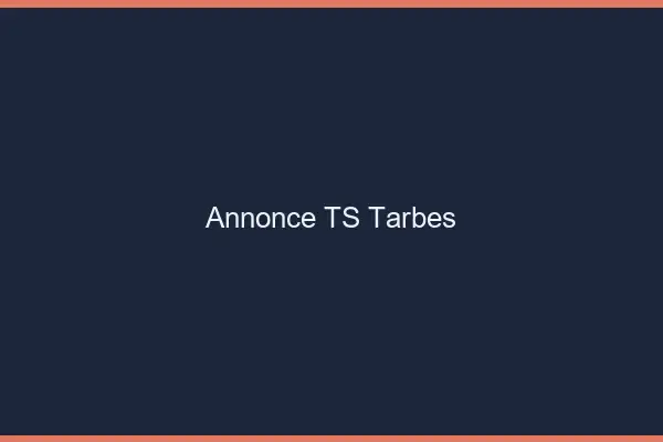 Annonce TS Tarbes