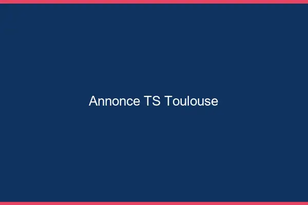 Annonce TS Toulouse