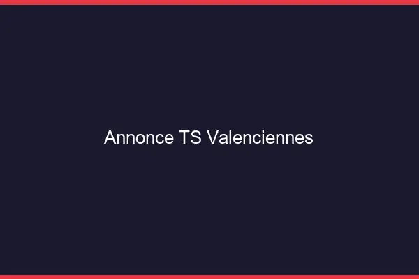 Annonce TS Valenciennes