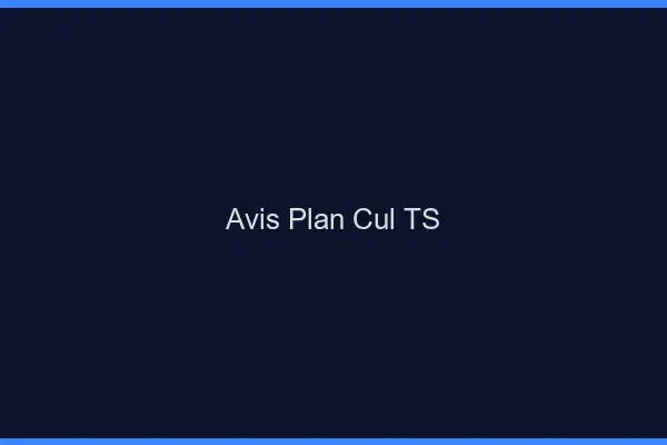Avis plan cul TS