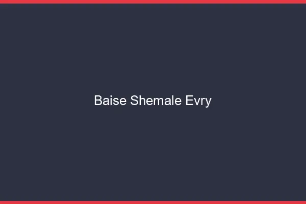 Baise shemale Évry