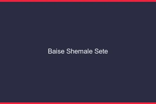 Baise shemale Sète