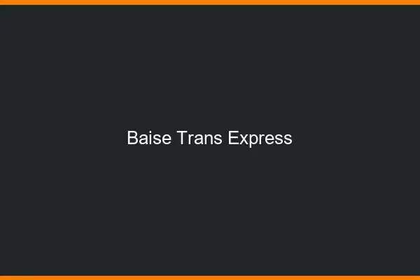 Baise trans express