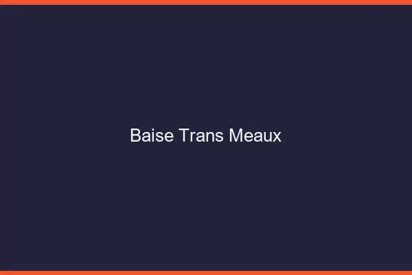 Baise trans Meaux