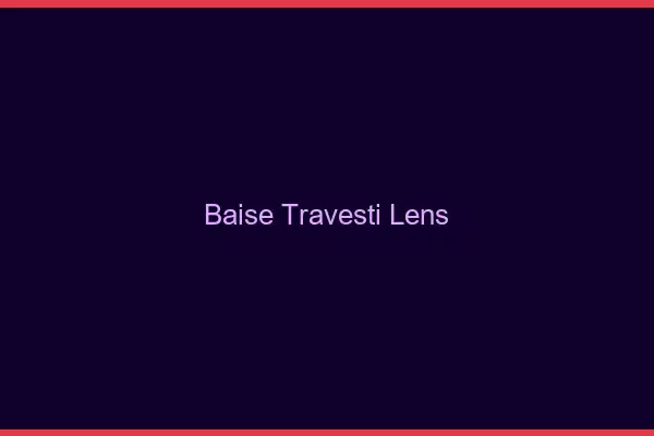Baise travesti Lens