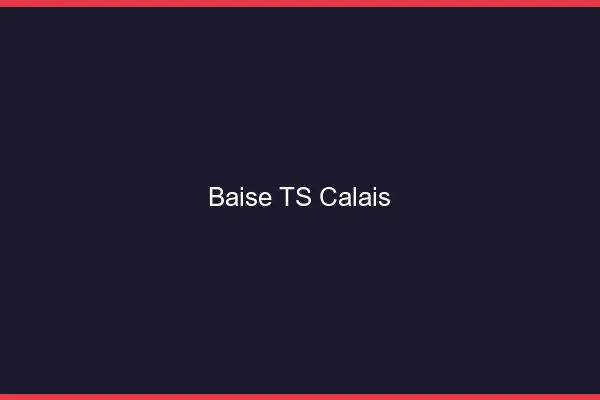 Baise TS Calais