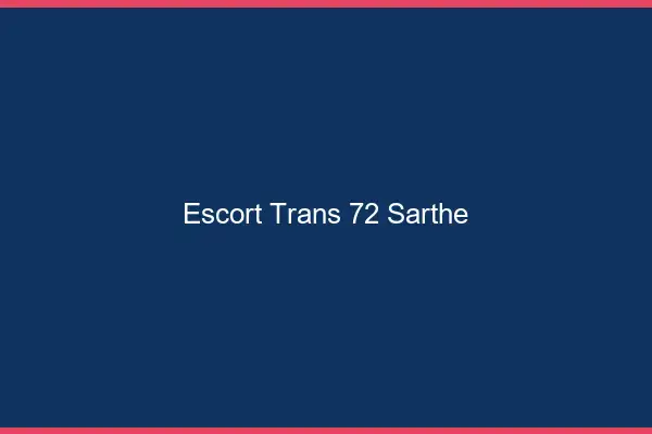 Escort trans 72 sarthe