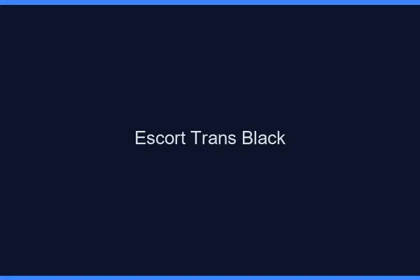 Escort trans black