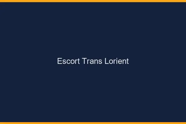 Escort trans Lorient