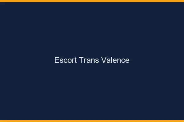 Escort trans Valence