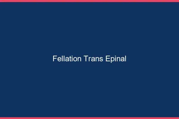 Fellation trans Épinal