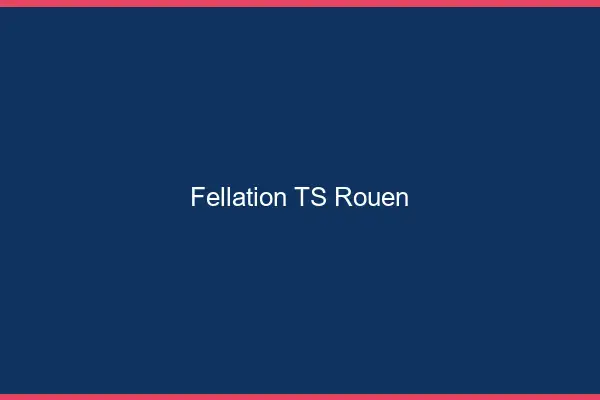 Fellation TS Rouen