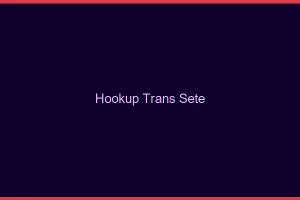 Hookup trans Sète