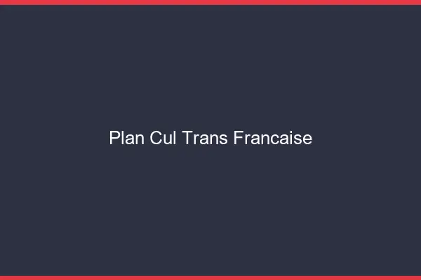 Plan cul trans française
