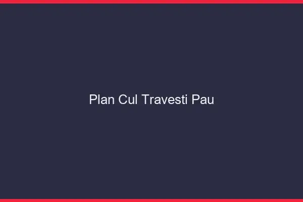 Plan cul travesti Pau