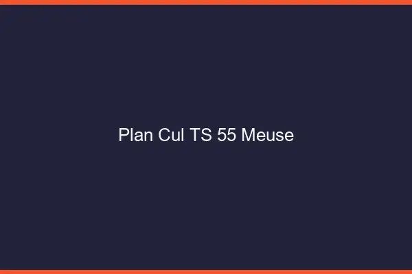 Plan cul TS 55 meuse