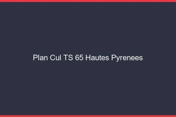 Plan cul TS 65 hautes-pyrénées