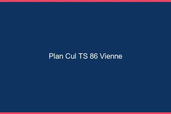 Plan cul TS 86 vienne