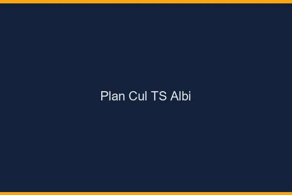 Plan cul TS Albi