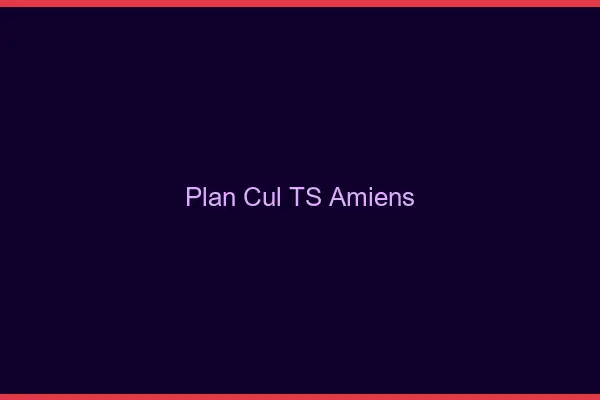 Plan cul TS Amiens