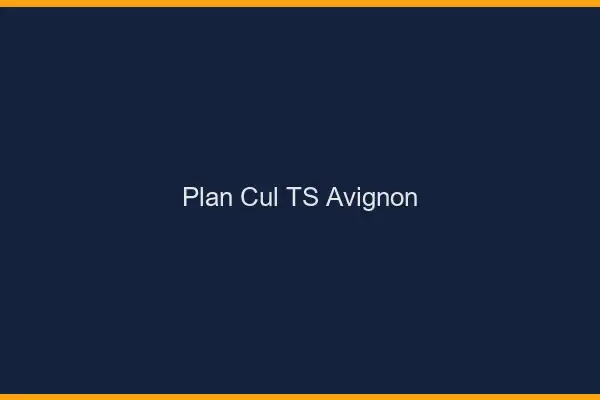 Plan cul TS Avignon