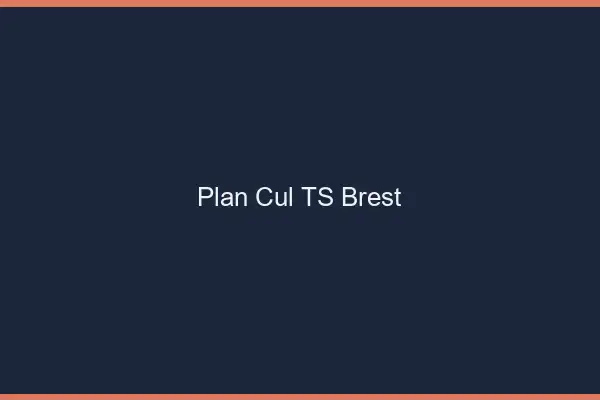 Plan cul TS Brest