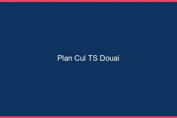 Plan cul TS Douai