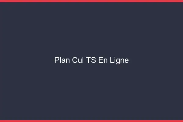 Plan cul TS en ligne