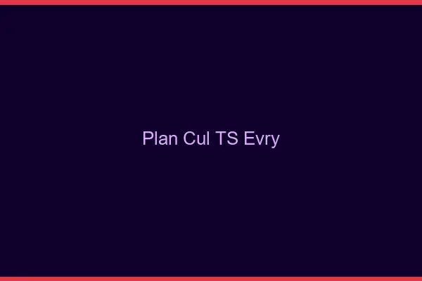 Plan cul TS Évry