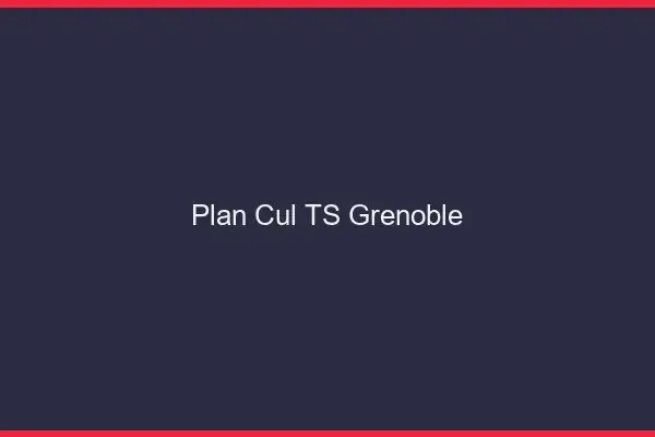 Plan cul TS Grenoble