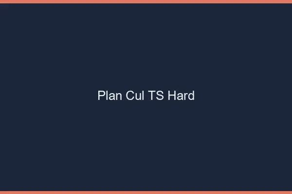 Plan cul TS hard