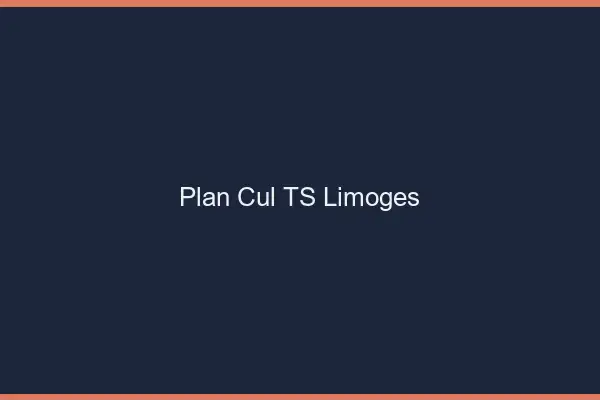 Plan cul TS Limoges