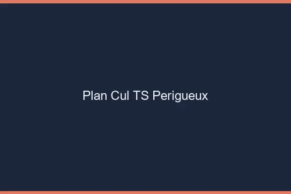 Plan cul TS Périgueux
