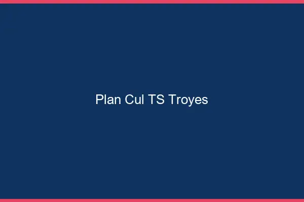 Plan cul TS Troyes