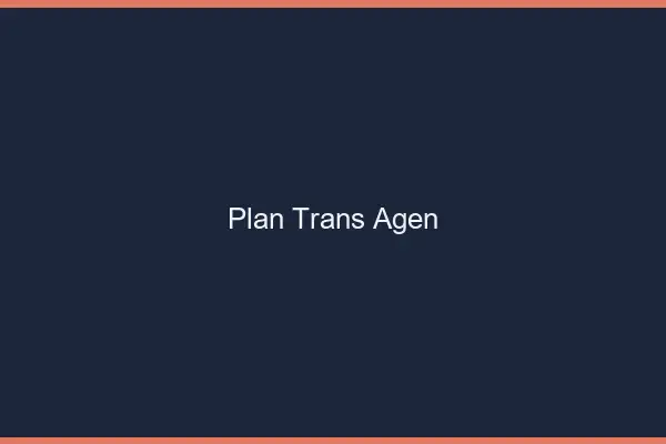 Plan trans Agen