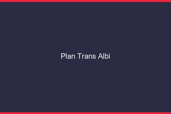 Plan trans Albi