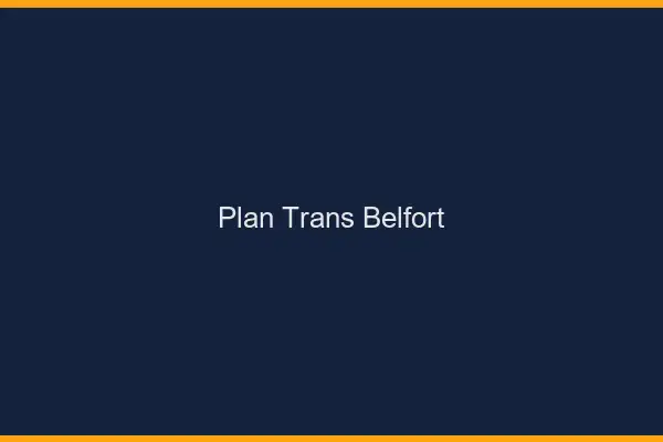 Plan trans Belfort