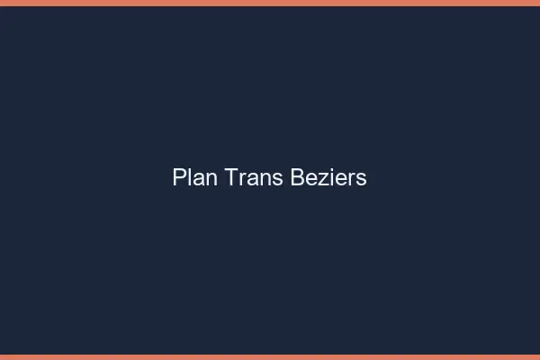 Plan trans Béziers