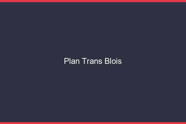 Plan trans Blois