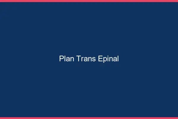 Plan trans Épinal