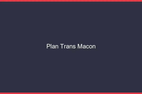Plan trans Mâcon