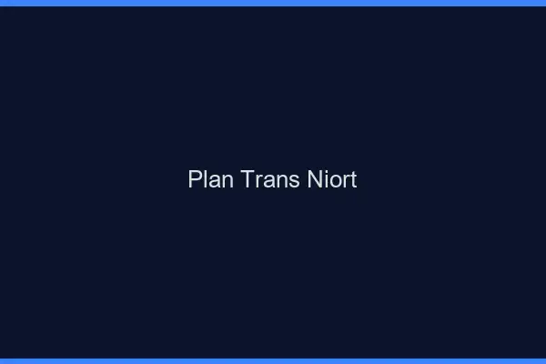 Plan trans Niort