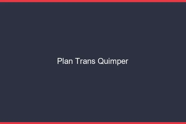 Plan trans Quimper