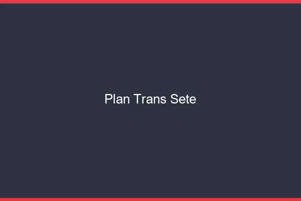 Plan trans Sète