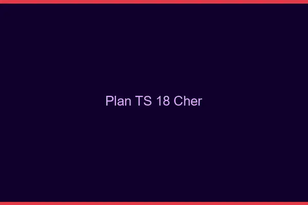 Plan TS 18 cher