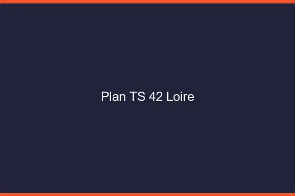 Plan TS 42 loire