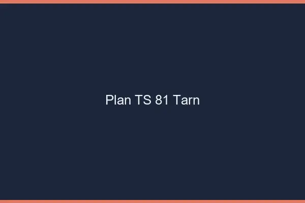 Plan TS 81 tarn