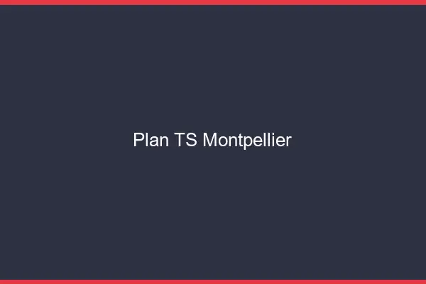 Plan TS Montpellier